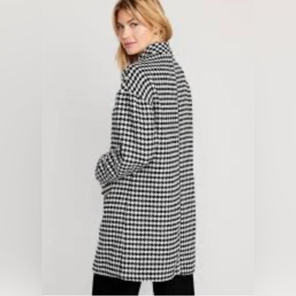 Black And White Houndstooth Jacket - Picture 4 of 4